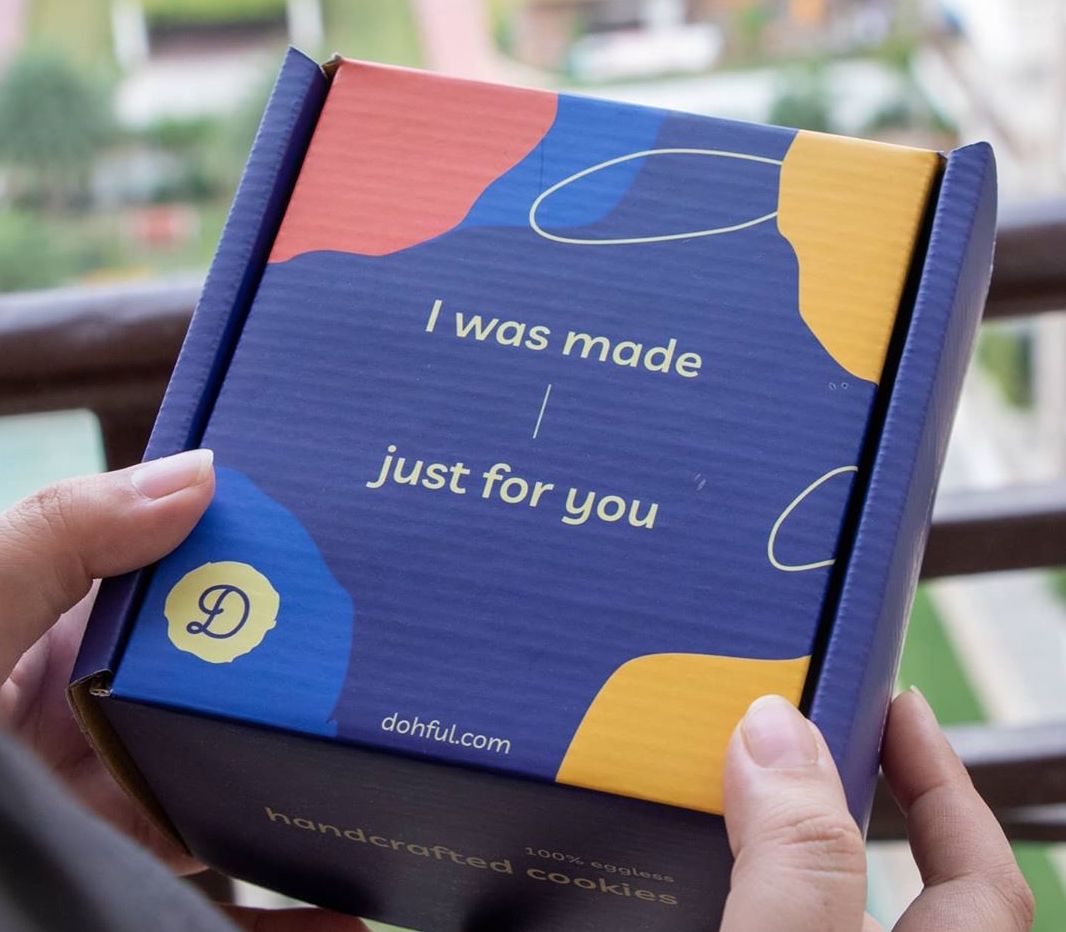 Dohful gift box that reads I was made just for you